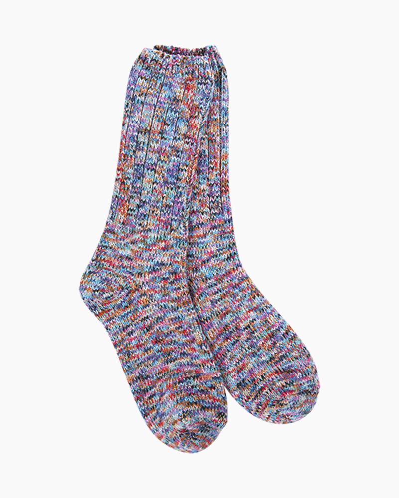 Indigo Weekend Ragg Crew Socks | Women's