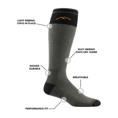 Over-the-Calf Heavyweight Hunting Sock Forest | Men's