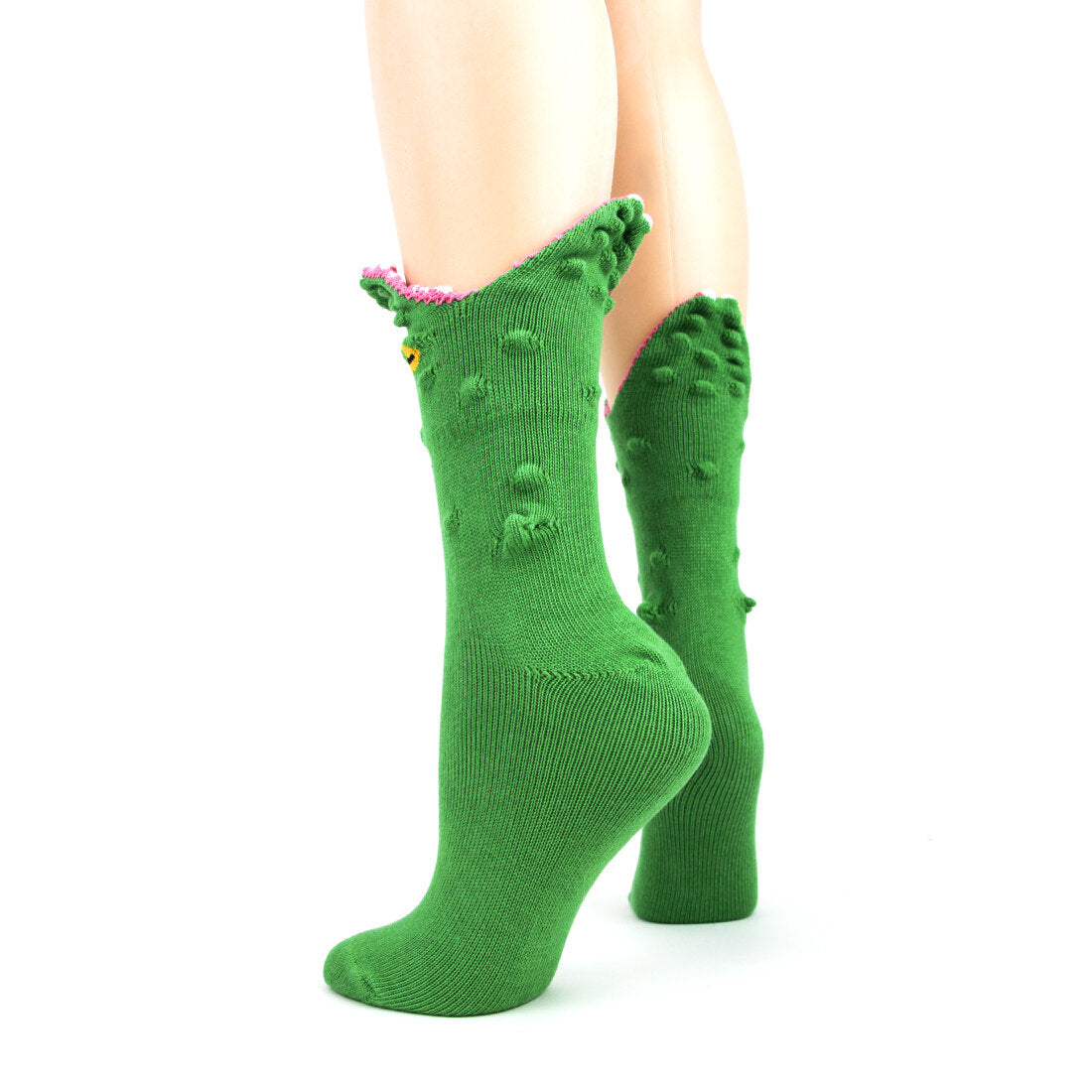 3D Alligator Crew Socks | Women's