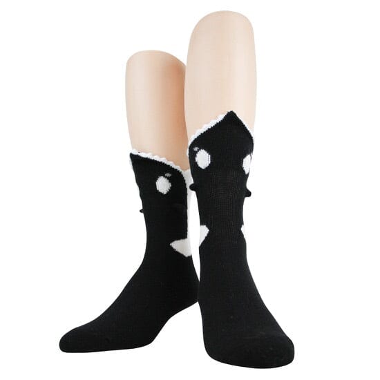 3D Killer Whale Crew Socks | Men's - Knock Your Socks Off