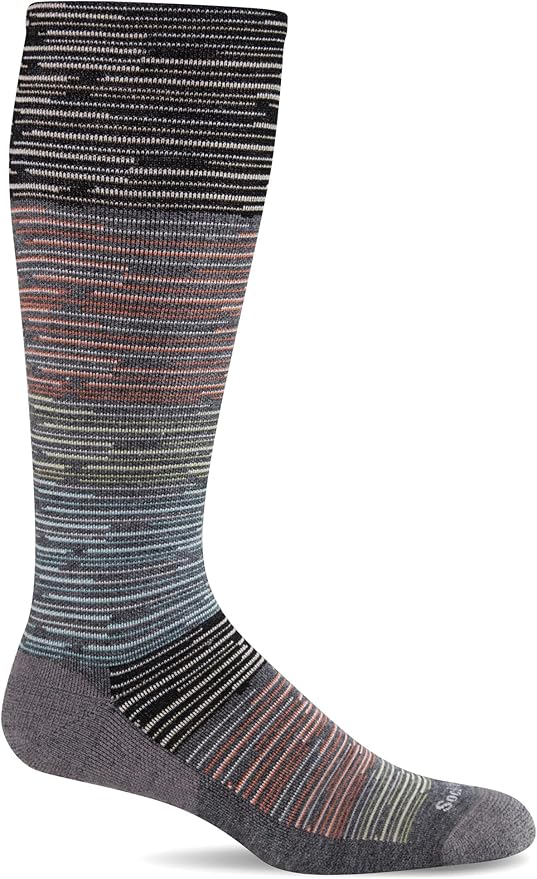 Digi Space Dye Charcoal (Moderate Graduated Compression) | Men's