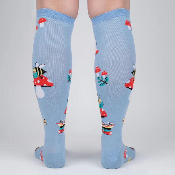 I’d Rather Bee Reading Knee High Socks | Women's