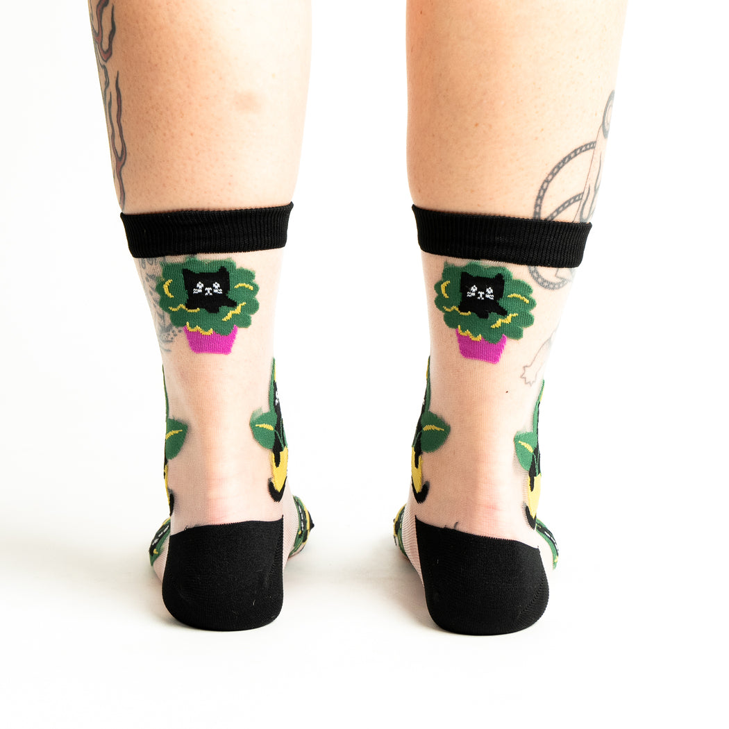 I Do What I Want Sheer Crew Socks | Women's