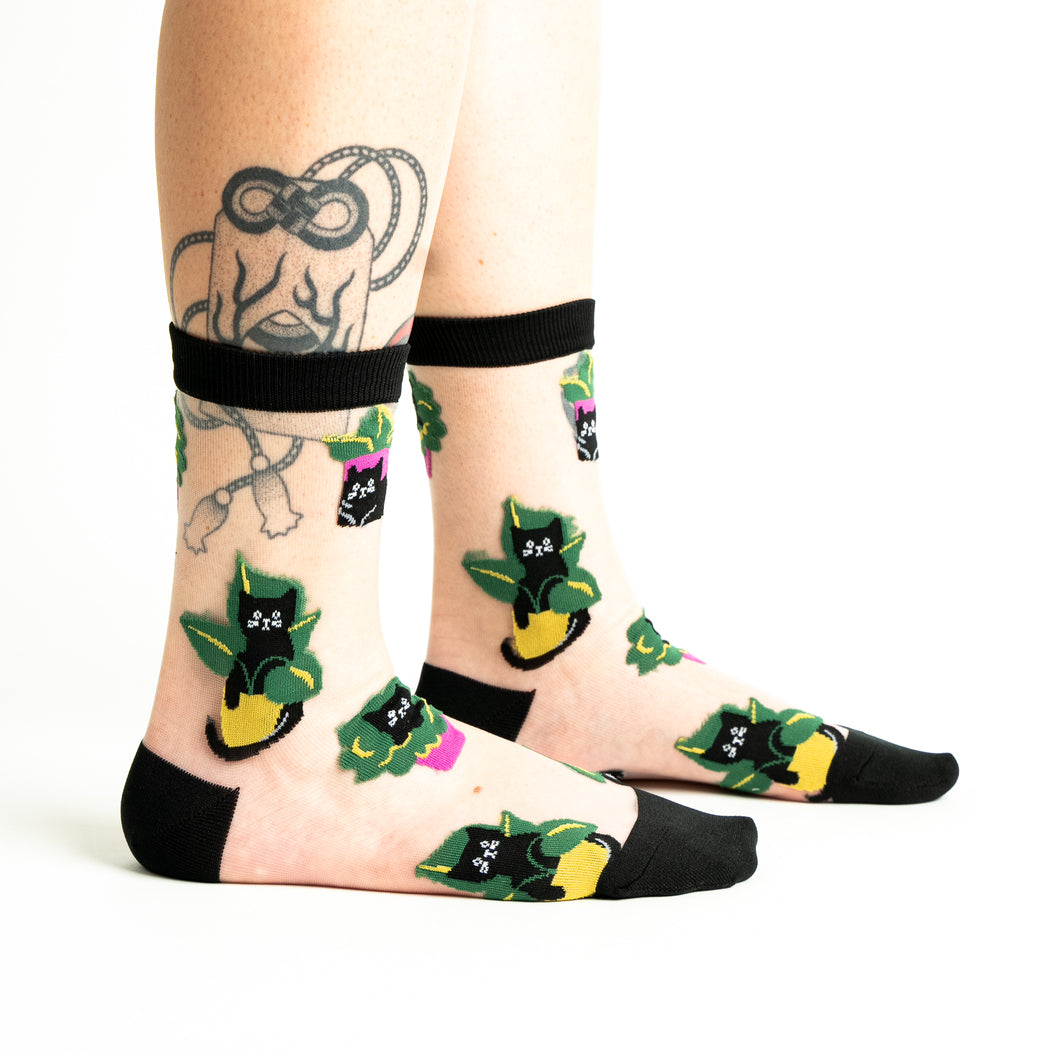 I Do What I Want Sheer Crew Socks | Women's