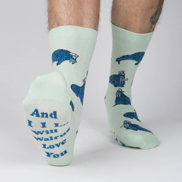 And I Will Walrus Love You Crew Socks | Men's