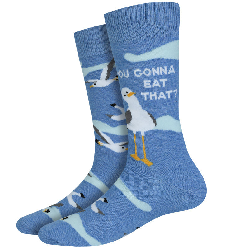 You Gonna Eat That? Seagull Crew Socks | Men's