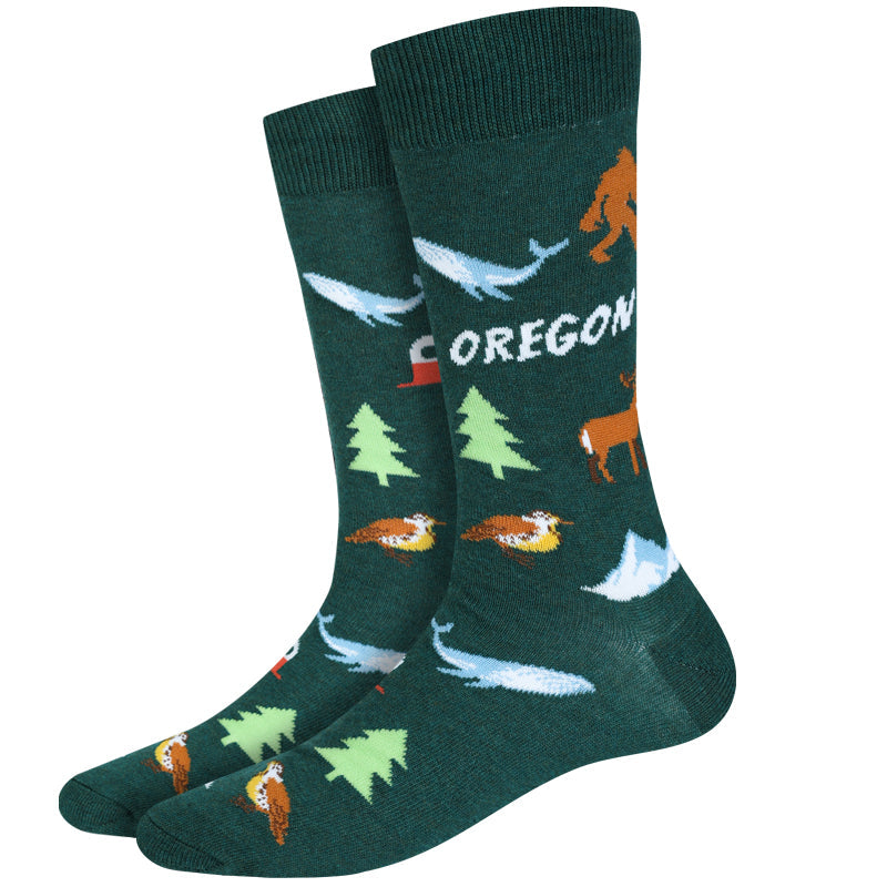 Oregon Destination Crew Socks | Men's