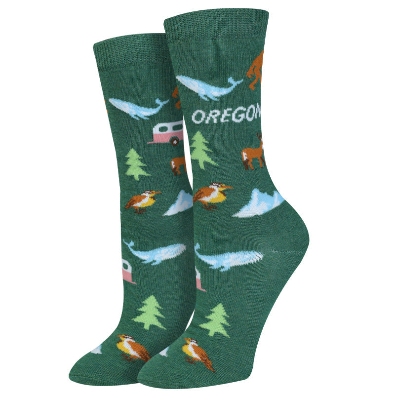 Oregon Destination Crew Socks | Women's