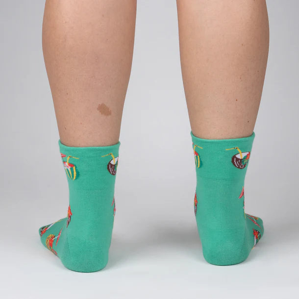 Where My Beaches at? Turn-Cuff Crew Socks | Women's