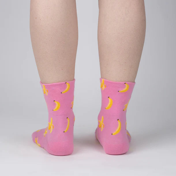 This Is Bananas Turn-Cuff Crew Socks | Women's