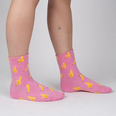 This Is Bananas Turn-Cuff Crew Socks | Women's