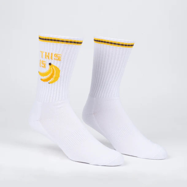 This Is Bananas Athletic Crew Socks | Men's