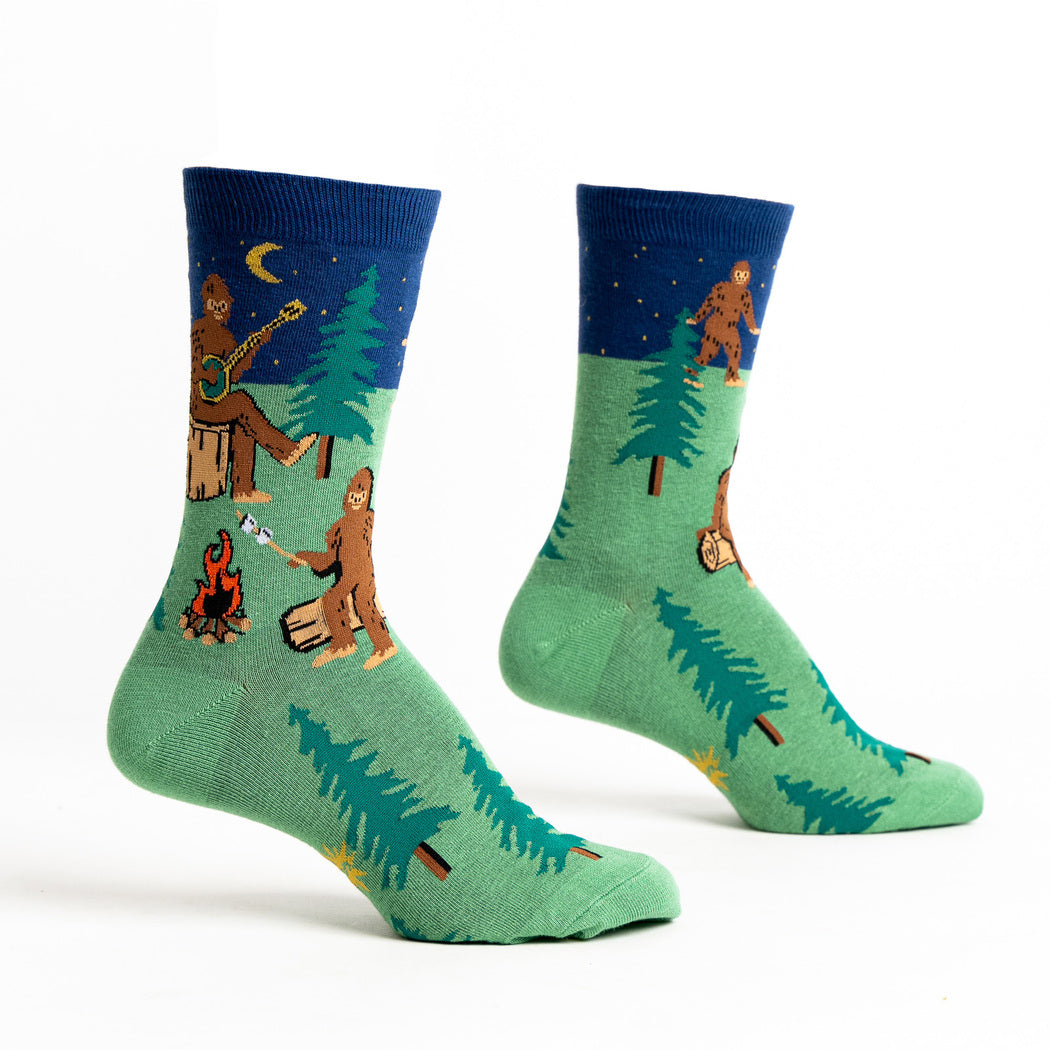 Sasquatch Campout Crew Socks | Women's