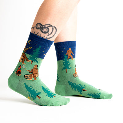 Sasquatch Campout Crew Socks | Women's