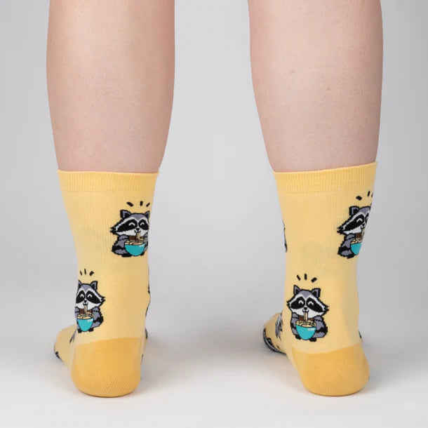 I Just Love Raccoons and Ramen, OK? Crew Socks | Women's