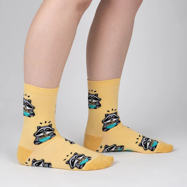 I Just Love Raccoons and Ramen, OK? Crew Socks | Women's