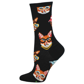 One Cool Cat Crew Socks | Women's