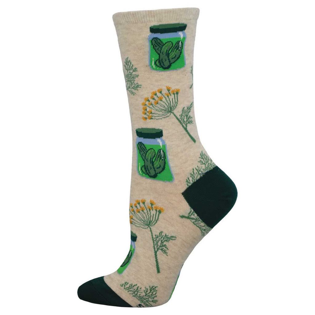 Pickle Lovers Paradise Crew Socks | Women's