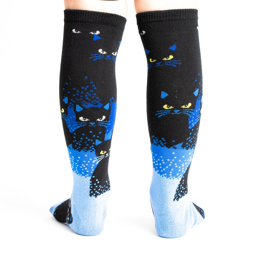 Junior Cats in the Dark Knee High Socks | Kids'