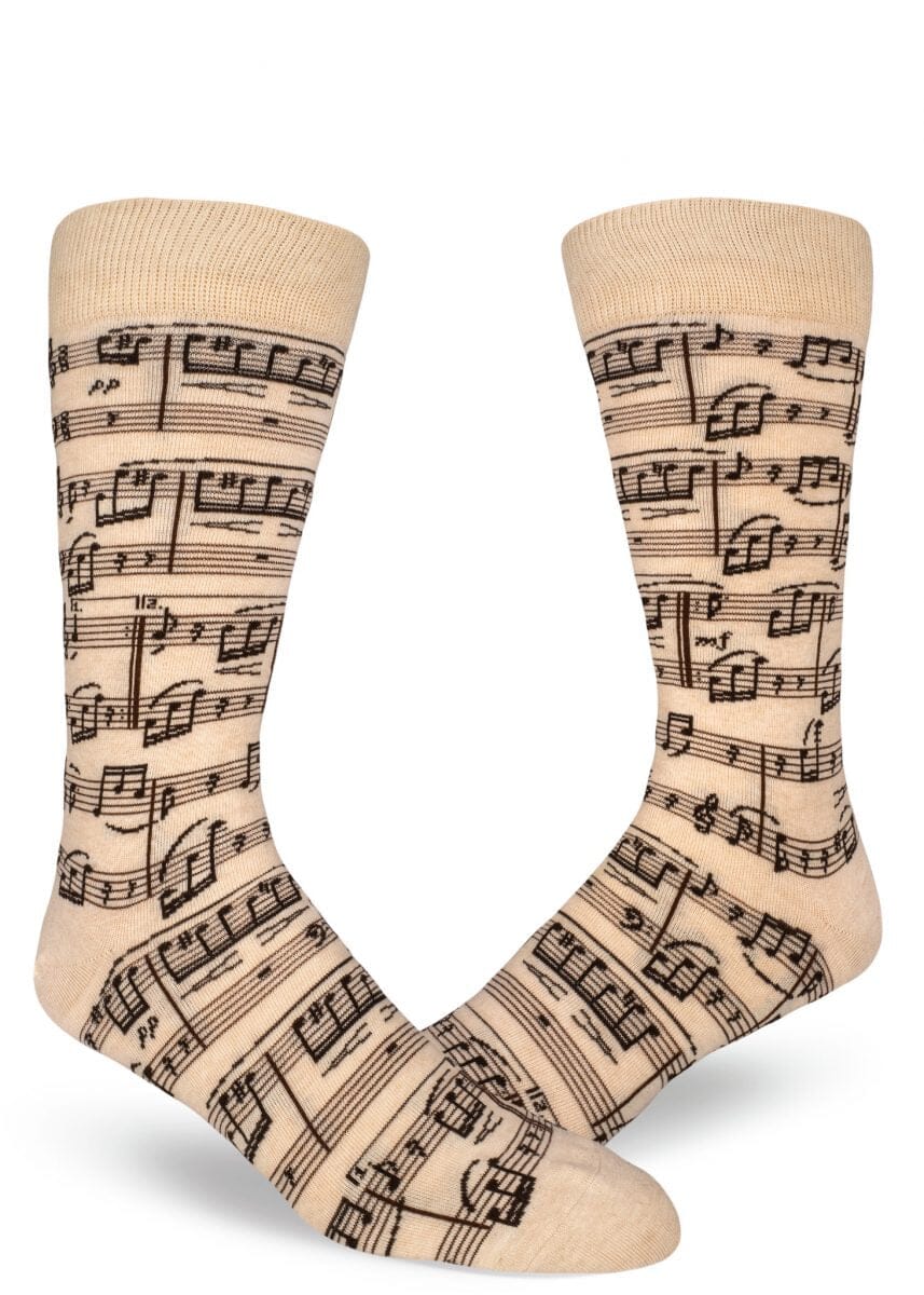 A Genius Composition Crew Socks | Men's - Knock Your Socks Off