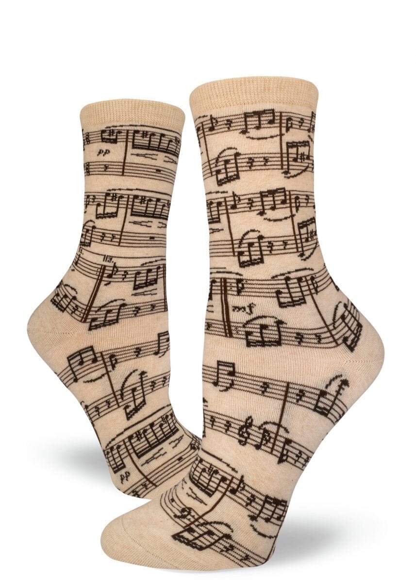 A Genius Composition Crew Socks | Women's - Knock Your Socks Off