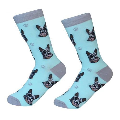 Australian Cattle Dog Crew Socks | Unisex - Knock Your Socks Off