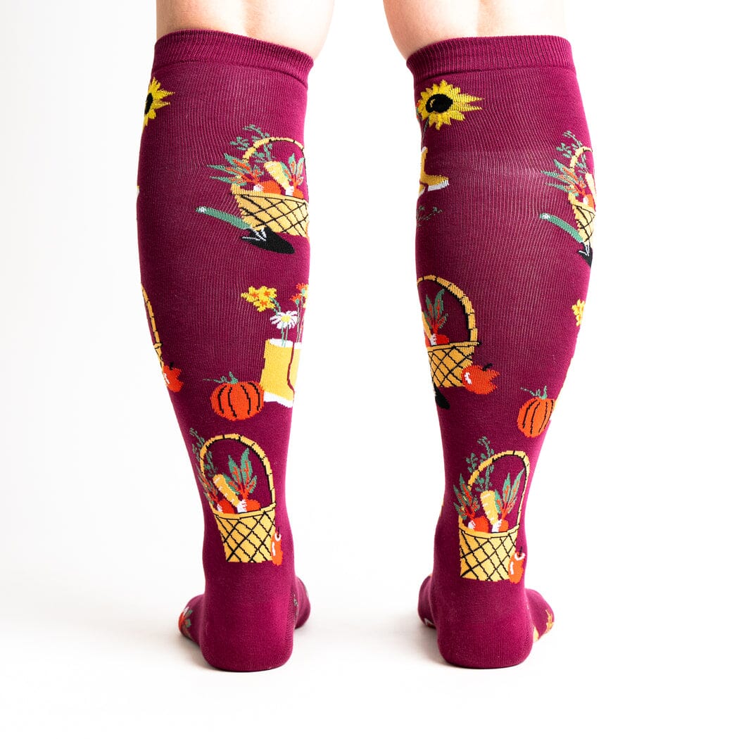 Autumn Harvest Knee High Socks | Women's - Knock Your Socks Off