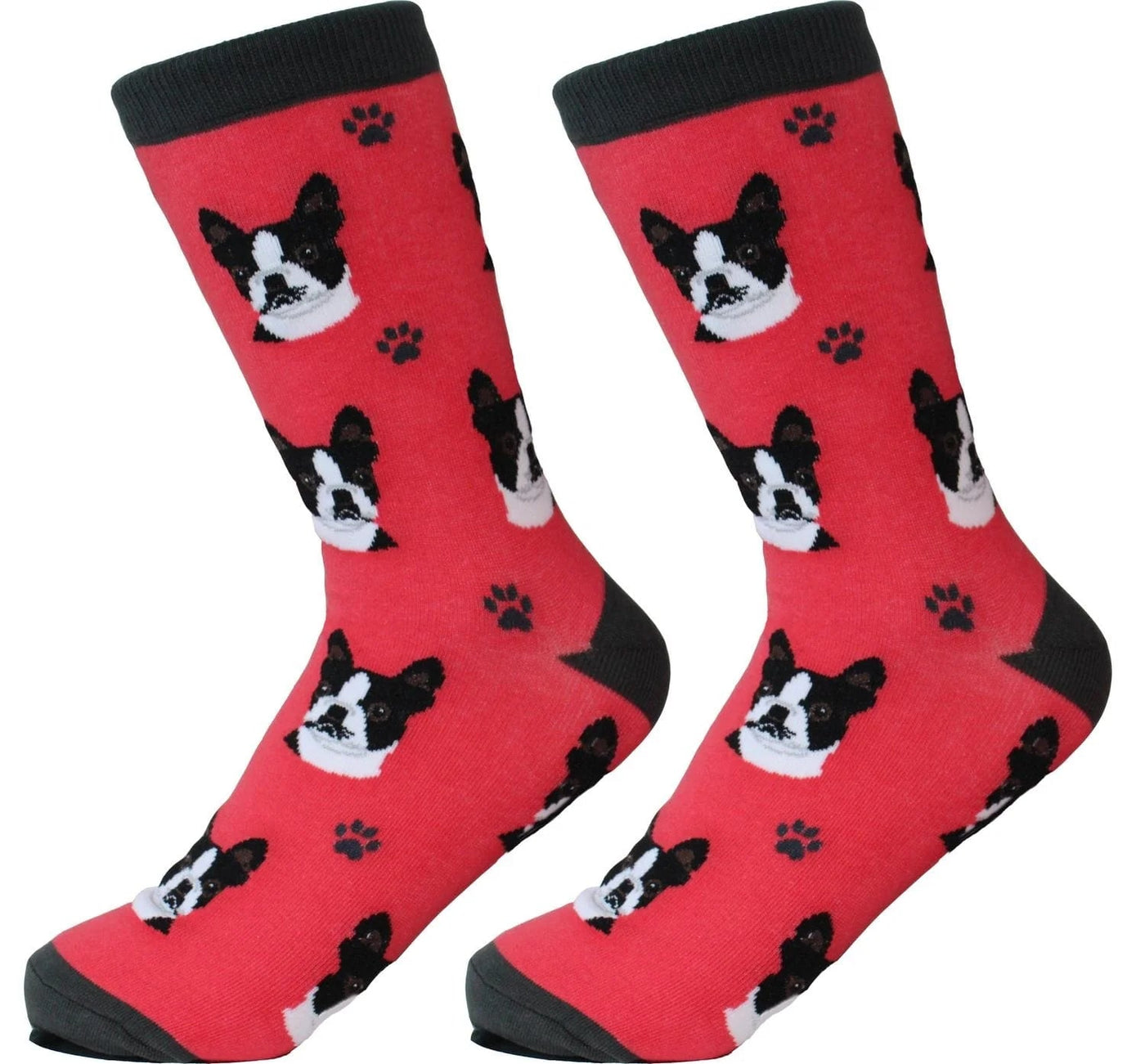 Boston Terrier Crew Socks | Unisex - Knock Your Socks Off