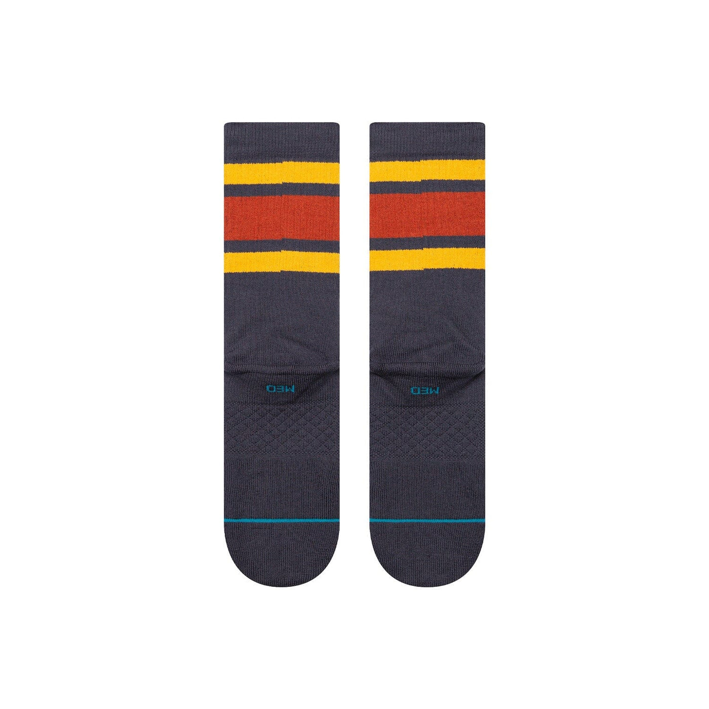 Boyd St Gold Crew Socks | Men's - Knock Your Socks Off