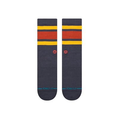 Boyd St Gold Crew Socks | Men's - Knock Your Socks Off