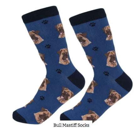 Bull Mastiff Crew Socks | Unisex - Knock Your Socks Off