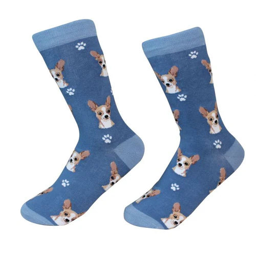 Chihuahua Tan Crew Socks | Unisex - Knock Your Socks Off