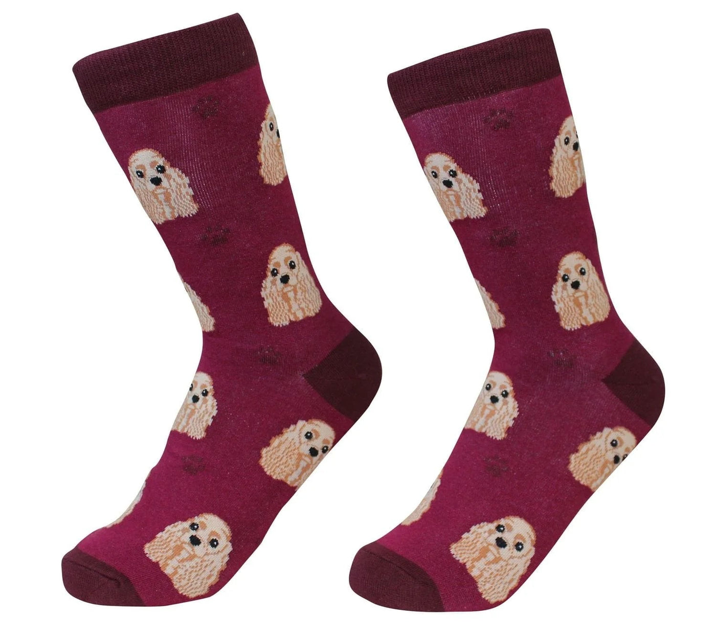 Cocker Spaniel Crew Socks | Unisex - Knock Your Socks Off