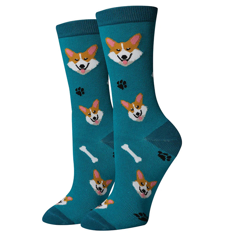 Corgi Crew Socks | Women's - Knock Your Socks Off