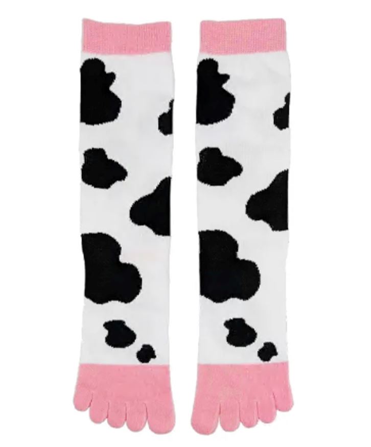 Cow Udder Toe Socks | Women's - Knock Your Socks Off