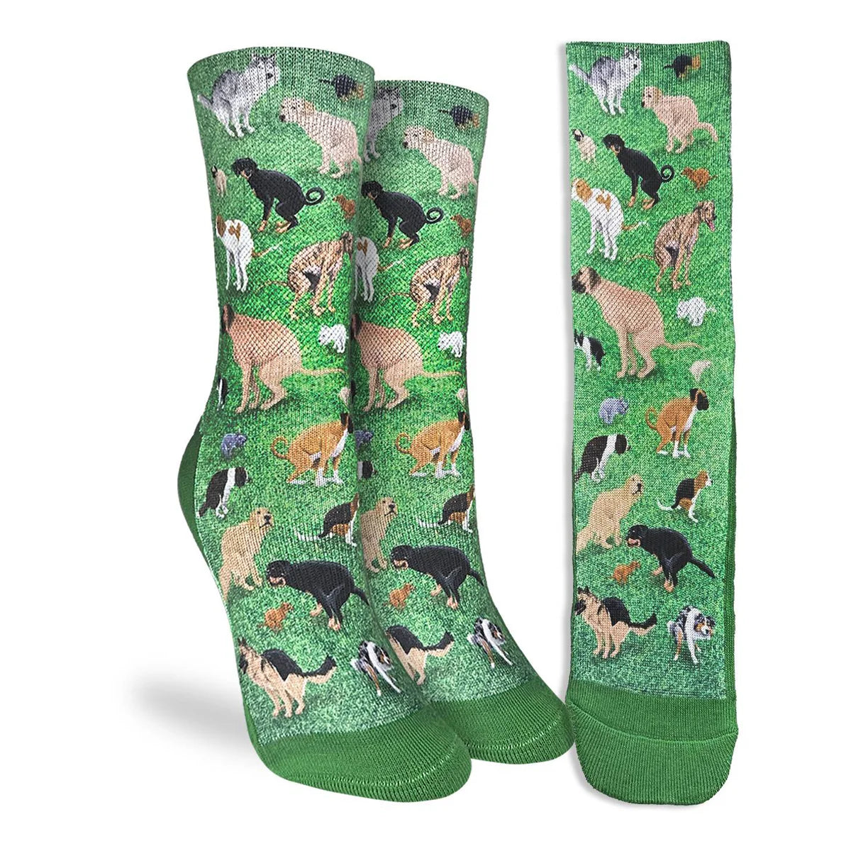 Dogs Pooping Crew Socks | Women's - Knock Your Socks Off