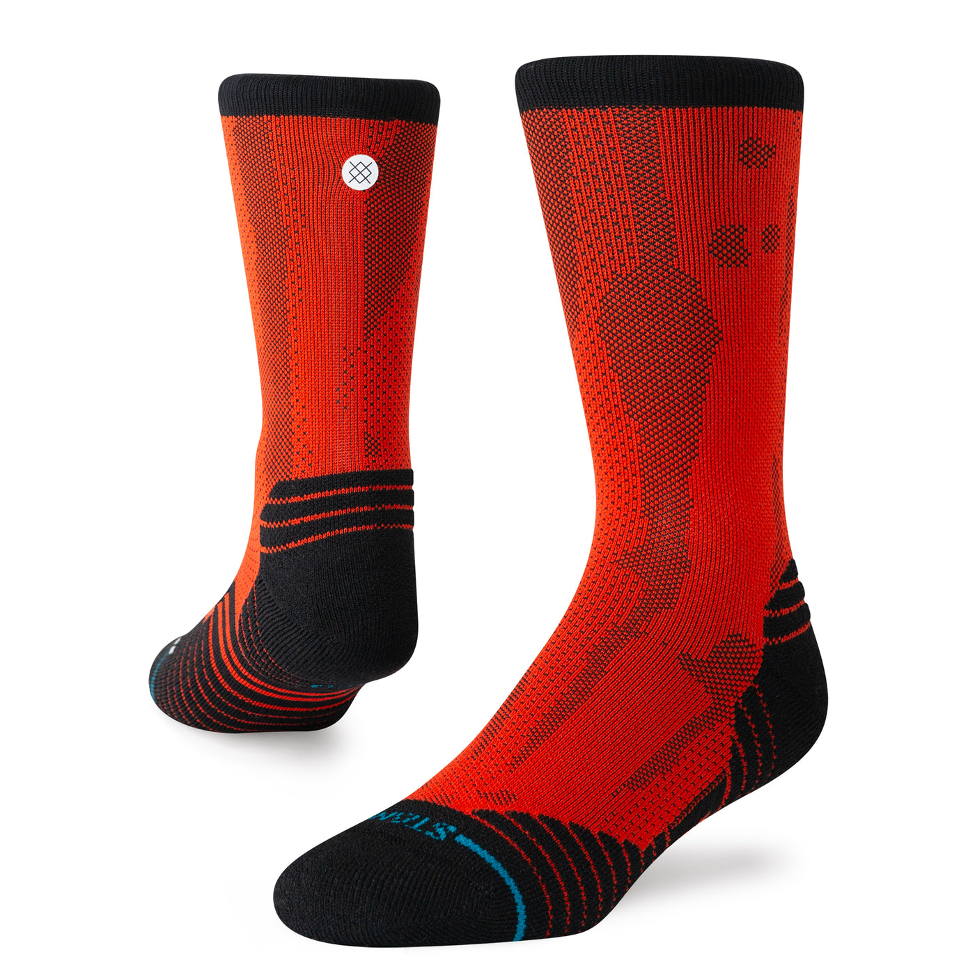 Draper Red Mid Performance Crew Socks | Men's