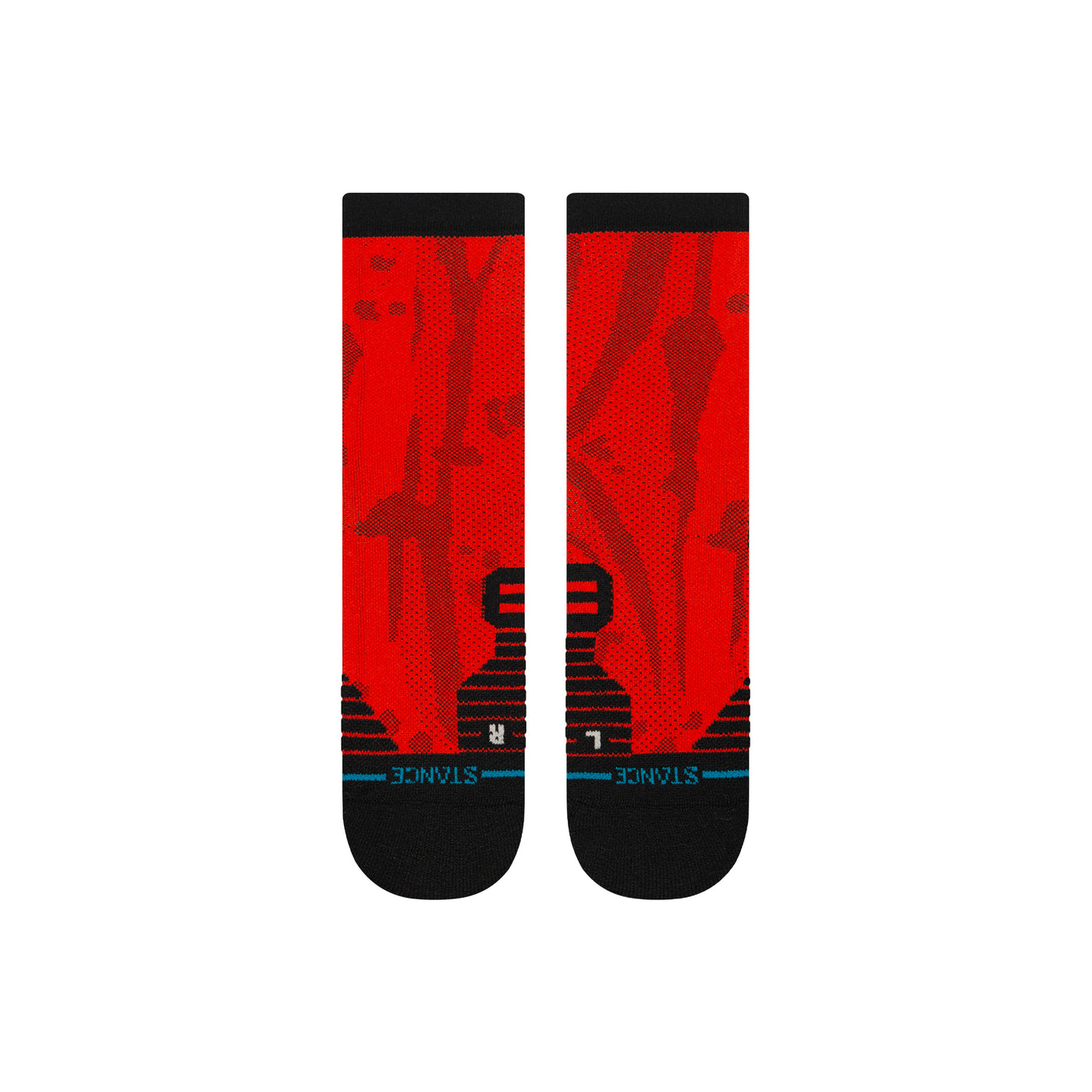 Draper Red Mid Performance Crew Socks | Men's