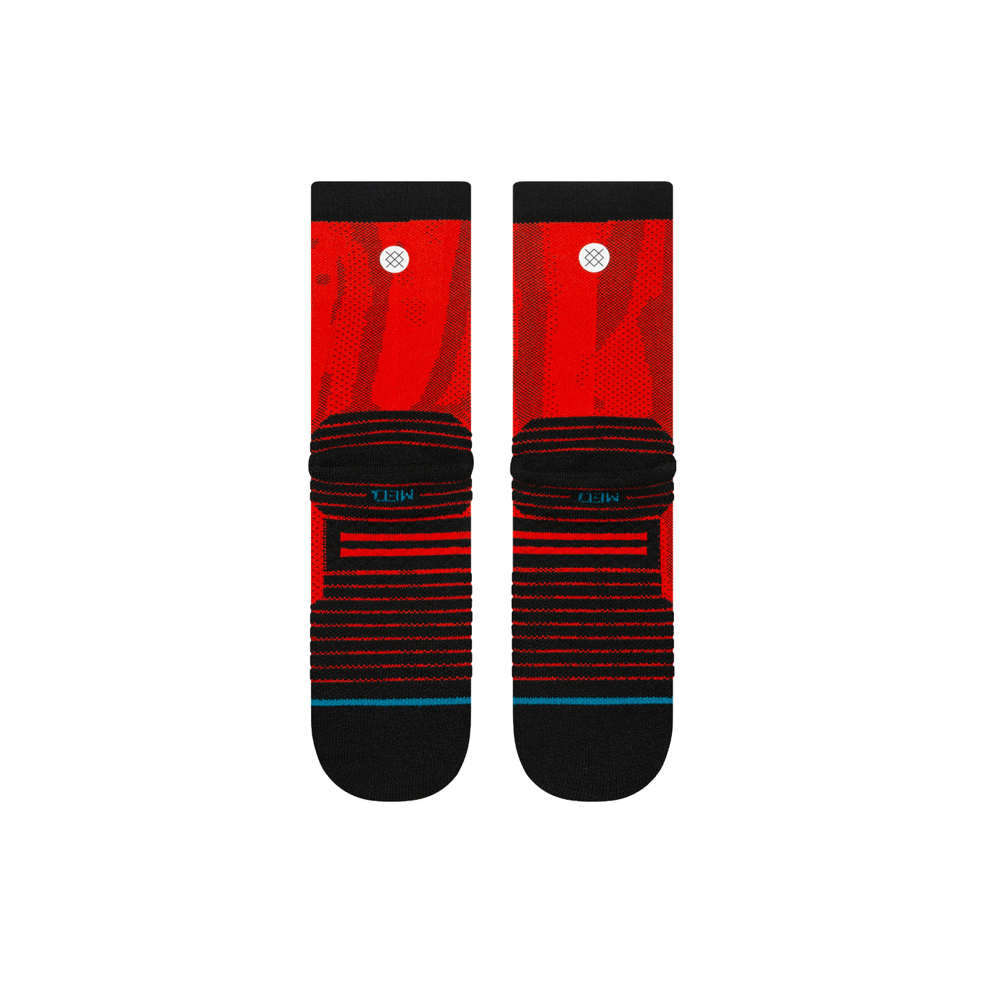 Draper Red Mid Performance Crew Socks | Men's