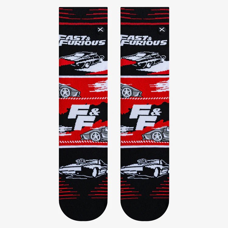 Fast & Furious Mash Up Crew Socks | Men's