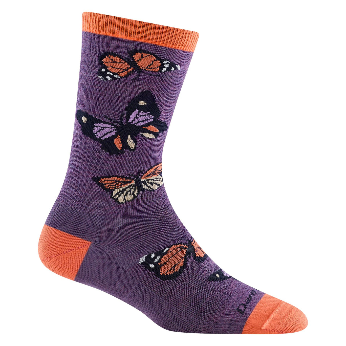 Flutter Crew Lightweight Plum | Women's - Knock Your Socks Off