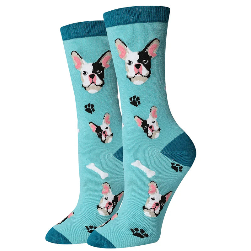 French Bulldog Crew Socks | Women's - Knock Your Socks Off