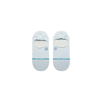 Glowing Ice Blue No Show Socks | Women's - Knock Your Socks Off