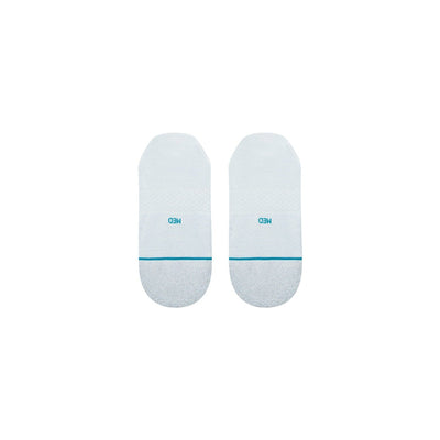 Glowing Ice Blue No Show Socks | Women's - Knock Your Socks Off