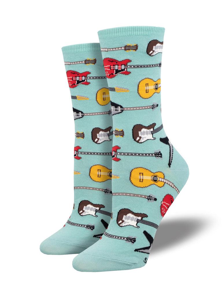 Guitar Riff Crew Socks | Women's