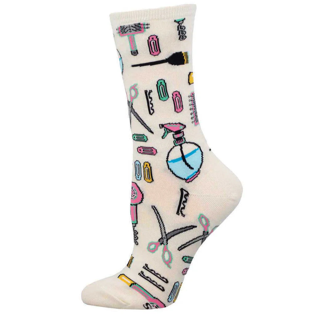 Hair Salon Crew Socks | Women's - Knock Your Socks Off