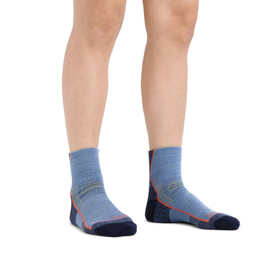 Hiker 1/4 Midweight With Cushion Dusk Denim | Women's - Knock Your Socks Off