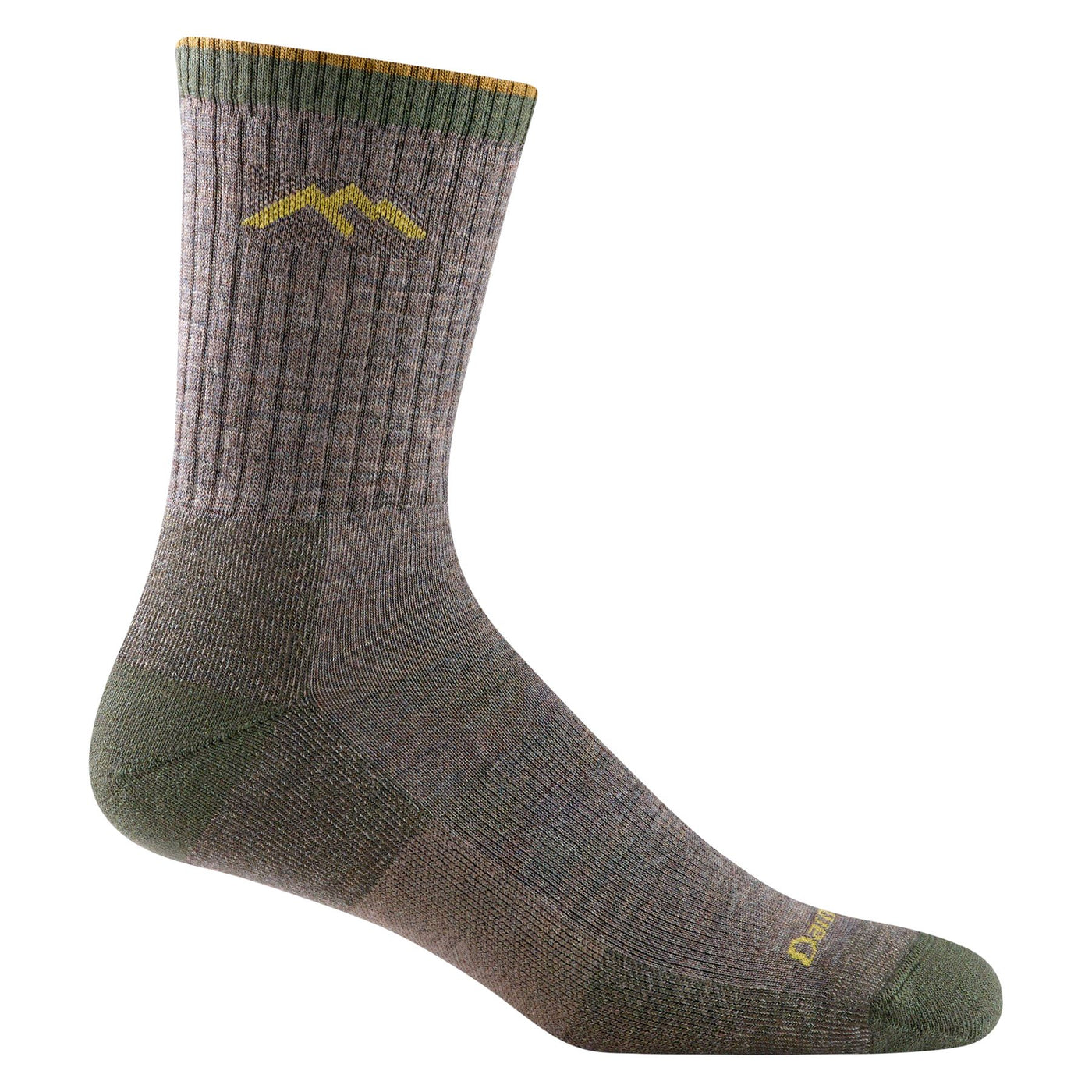 Hiker Micro Crew Midweight With Cushion Taupe | Men's - Knock Your Socks Off