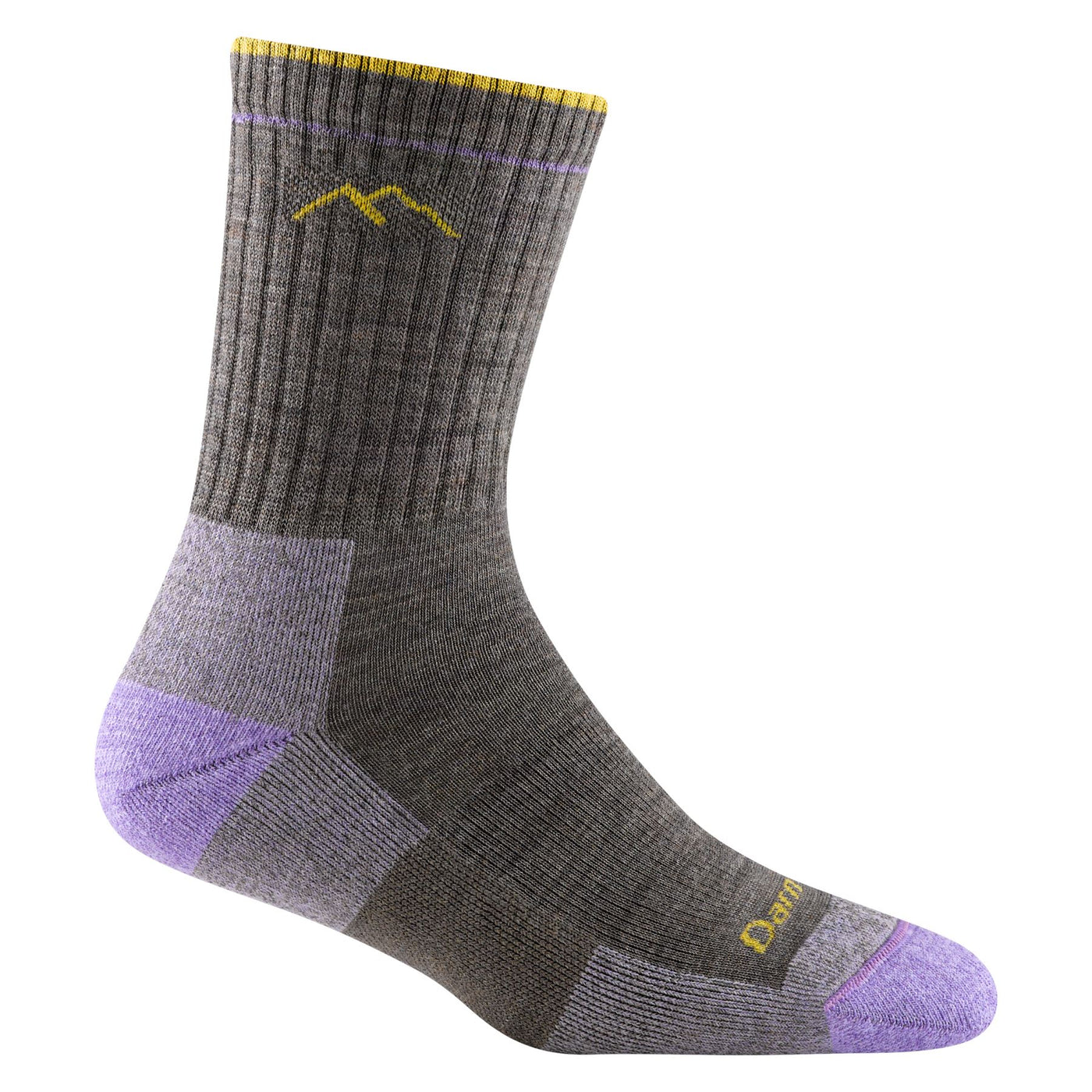 Hiker Micro Crew Midweight With Cushion Taupe | Women's - Knock Your Socks Off