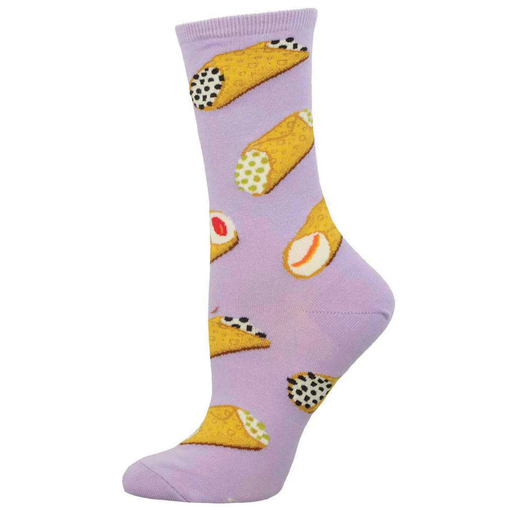 Holy Cannoli Crew Socks | Women's - Knock Your Socks Off